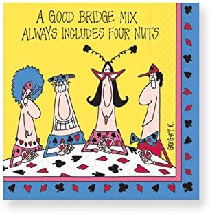 Vibrant 5 Cocktail Napkins Set - Multicolor