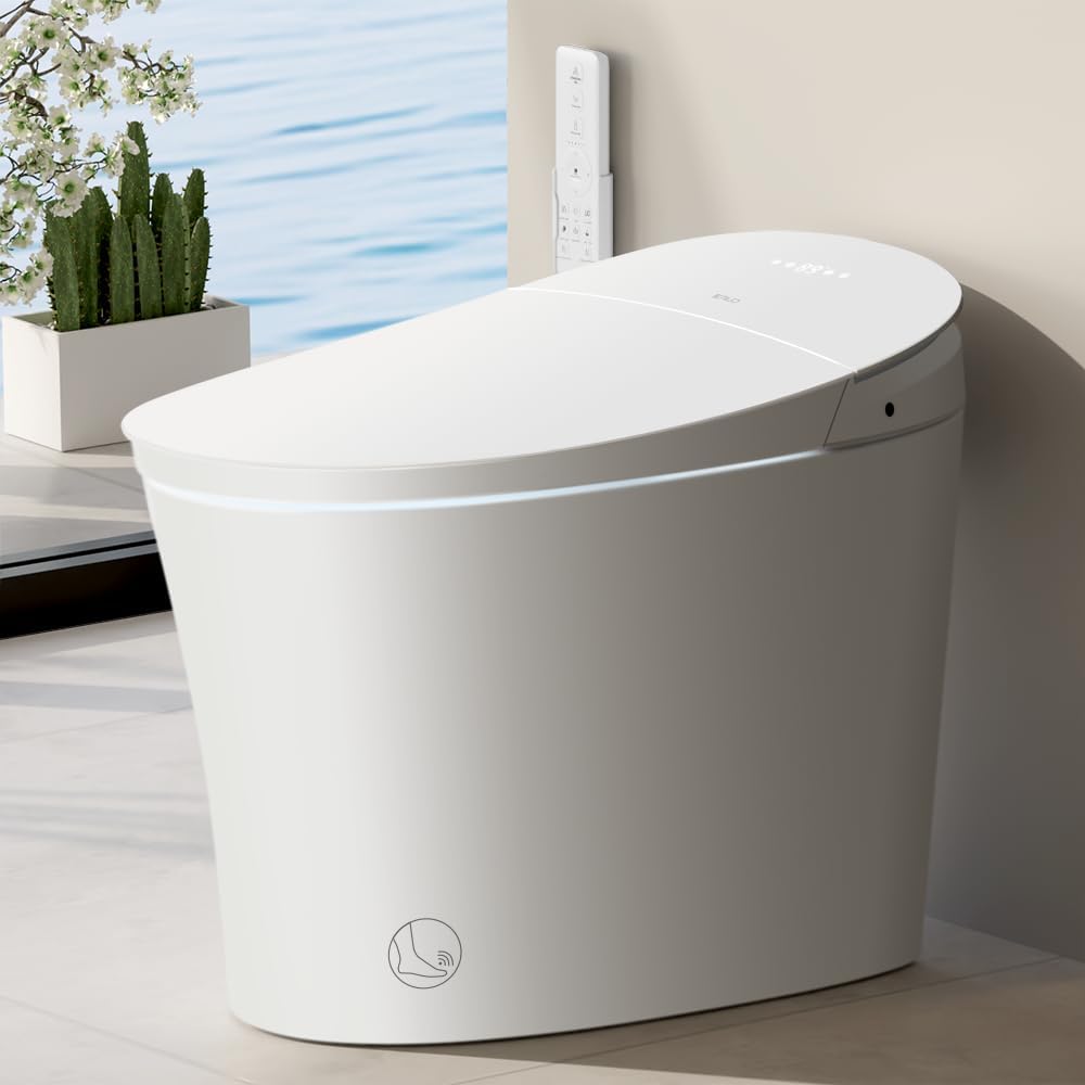 EPLO Smart Toilet Bidet with Auto Open Close and Heated Seat