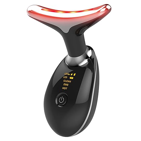 Red Light Therapy for Face & Neck, 7 Color LED Rejuvenation Device