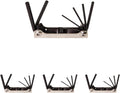 Folding Hex Key Set 7-Key Metric - Compact Pocket Tool