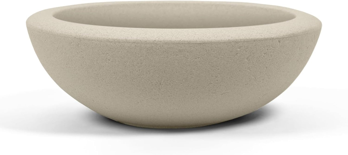 ARBORA 21 Santorini Bowl Planter - Lightweight and Durable Design