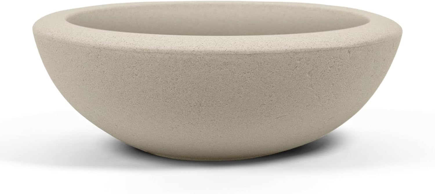 ARBORA 21 Santorini Bowl Planter - Lightweight and Durable Design