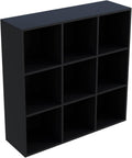 9-Cube Storage Shelf Bookcase - Sturdy 3x3 Open Bookshelf for Home