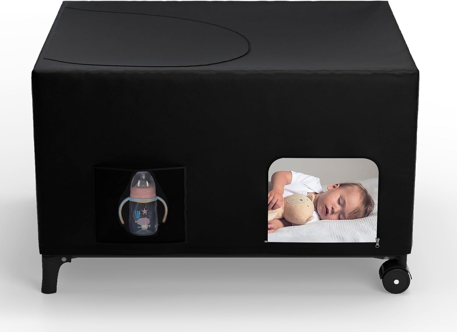 ZWARMY Blackout Crib Cover - Ultimate Baby Sleep Solution
