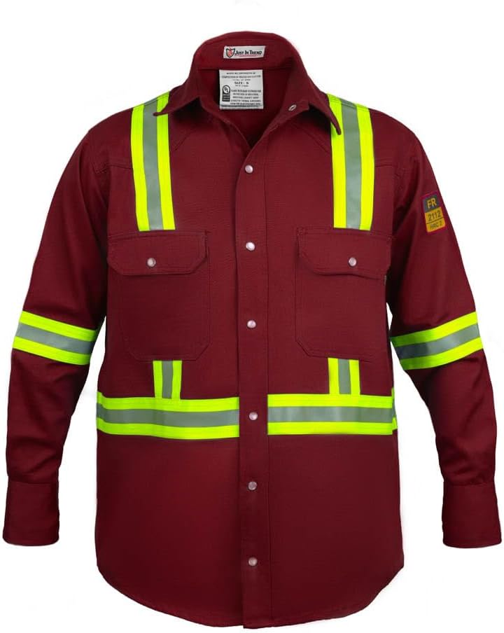 Flame Resistant High Visibility FR Shirt for Safety and Comfort