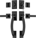 Haidms Matte Black Double Door Lock Set - Heavy Duty Double Door