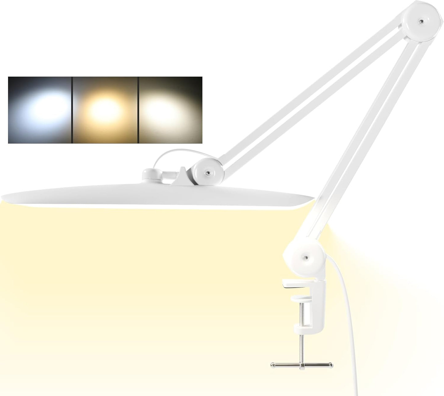 3000 Lumens Adjustable LED Desk Lamp for Office and Crafts