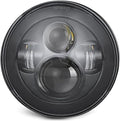 7 in Black Head Light Compatible with Street Glide Electra Road King