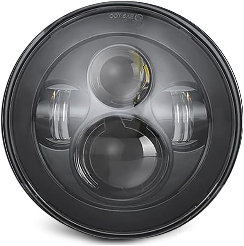 7 Inch Black Headlight for Harley Street Glide and Road King