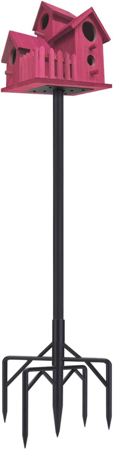 RINLAIN 79 Bird Feeder Pole - Sturdy & Adjustable!