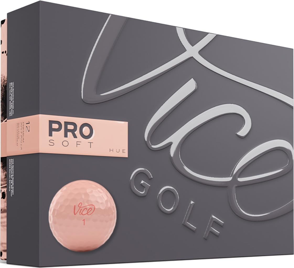 VICE Pro Soft Golf Balls for Maximum Spin and Control