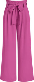 LILLUSORY Elegant Wide Leg Dress Pants for Business Casual Wear