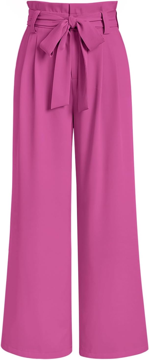 LILLUSORY Wide Leg Dress Pants for Elegant Business Casual Style