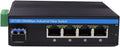 5-Port Gigabit Ethernet Fiber Converter for Extreme Environments