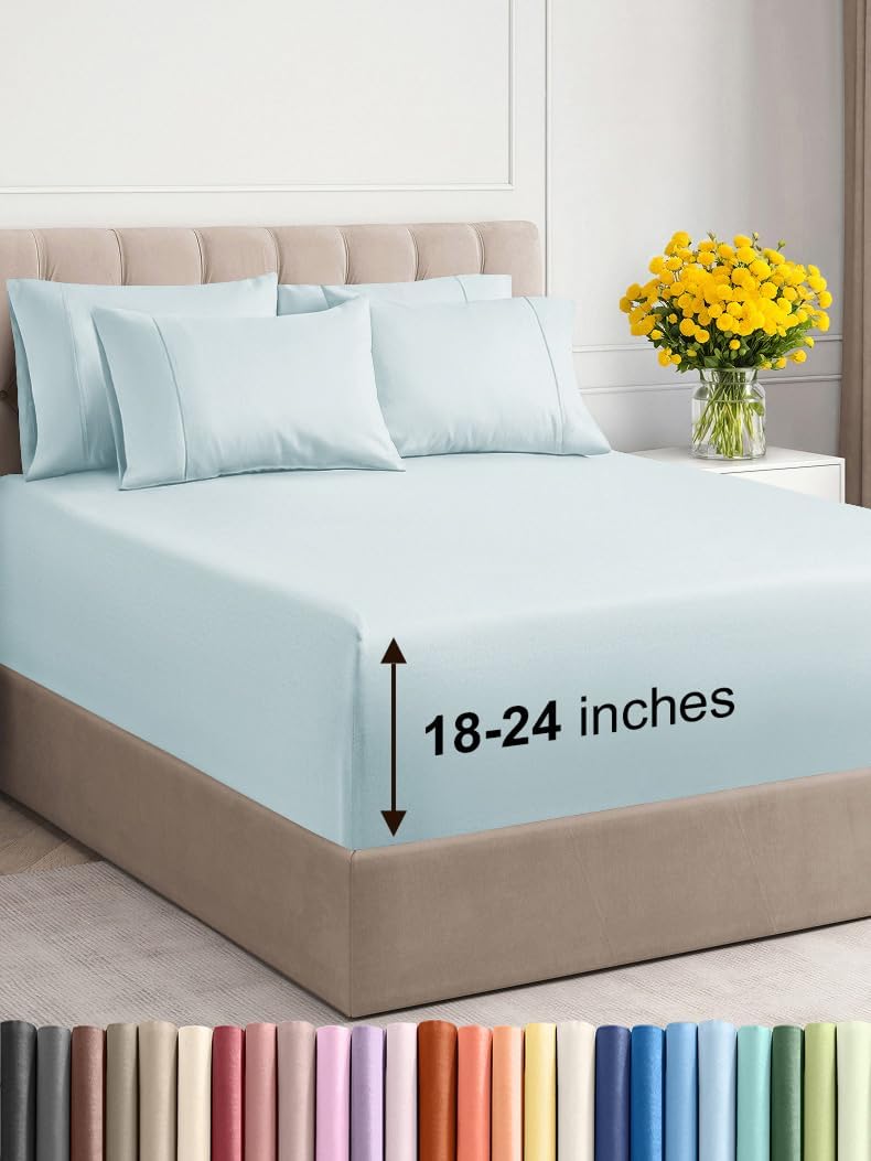 Extra Deep Queen Sheet Set for Ultimate Comfort and Fit