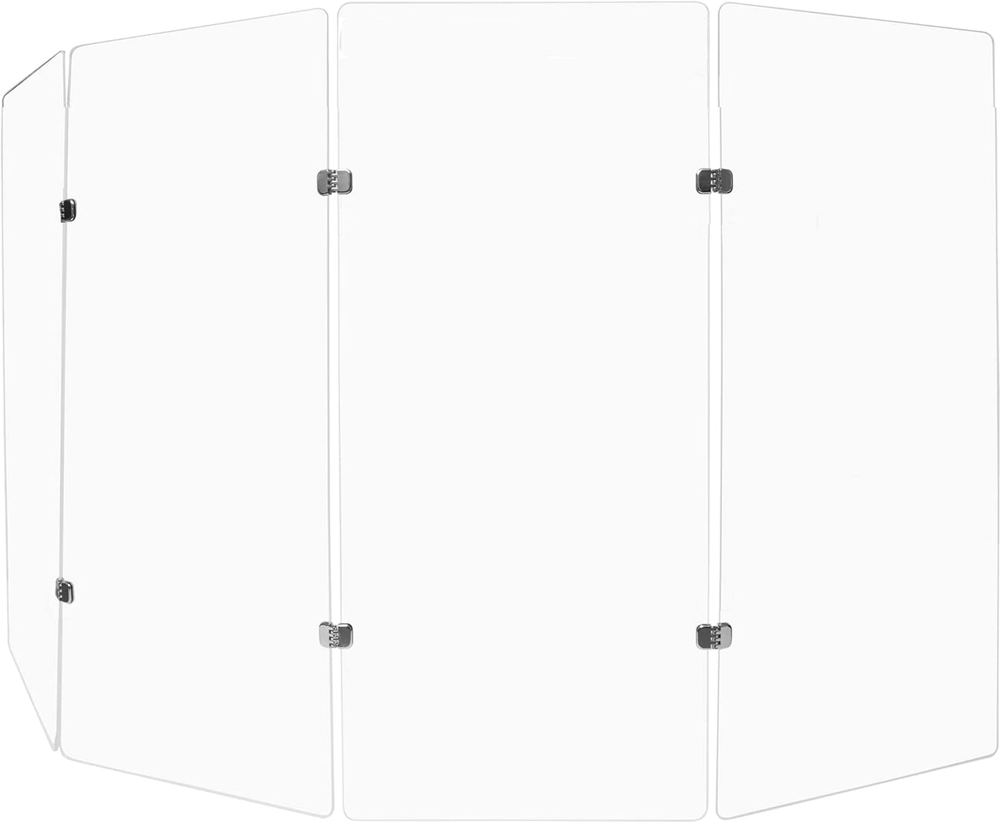 Premium 4ft Drum Shield with Chrome Hinges for Superior Sound Control