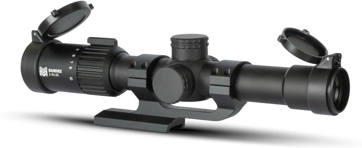 Monstrum Banshee 2-10x30 MPVO Rifle Scope with Offset Mount