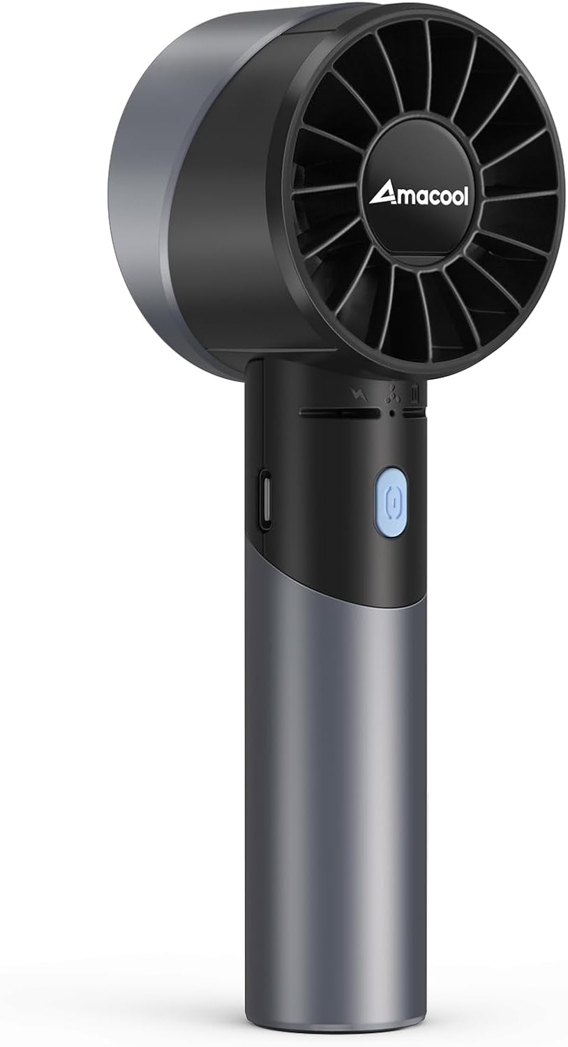 Long-Lasting Cooling Power: AMACOOL Portable Handheld Turbo Fan