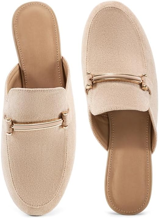 Alicegana Mules for Women: Comfortable Closed Toe Slip On Shoes