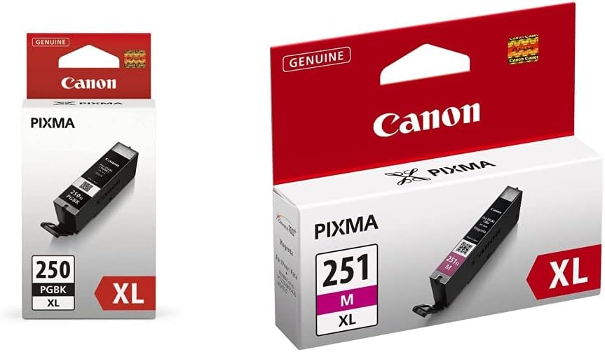 Canon PGI-250XL and CLI-251XL Ink Cartridges for Quality Prints