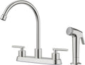 APPASO Kitchen Faucet with Side Sprayer - High-Arc 2-Handle