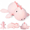 Weighted Stuffed Animals Pink Dinosaur 26in, 5 lbs - Calming Plush