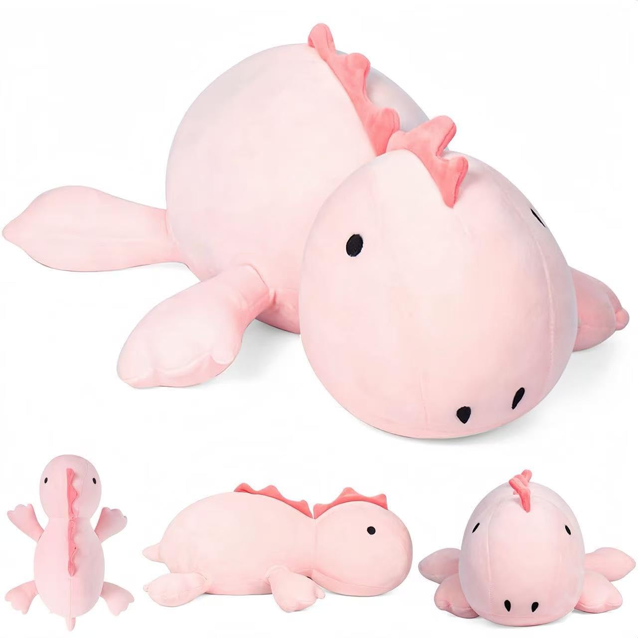 XYG Weighted Stuffed Animals - Adorable Pink Dinosaur Plush Toy
