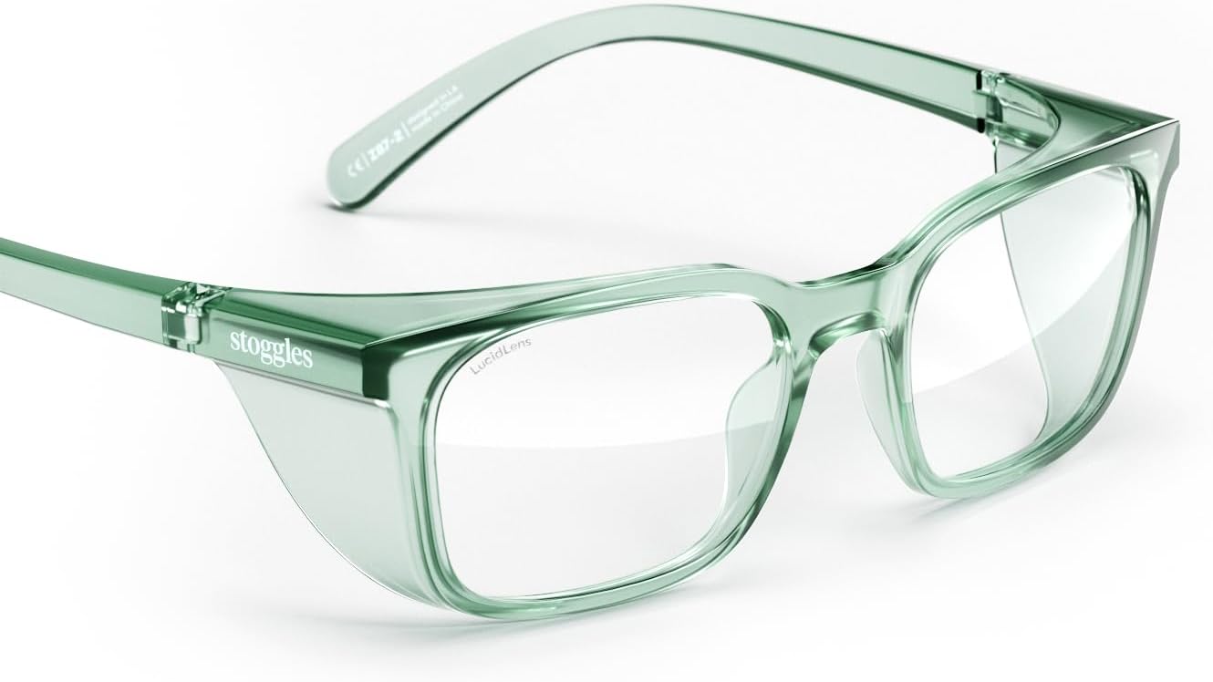 Stoggles Rectangle Safety Glasses with Blue-Light Protection