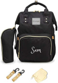 PERSONALIZED Large Diaper Bag Knapsack Custom Diaper Bag Monogram