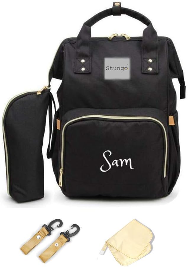 Personalized Large Diaper Bag Knapsack for Moms on the Go