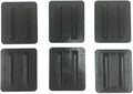 Woodhaven Firewood Rack Support Bases 6 Pack - Heavy Duty ABS