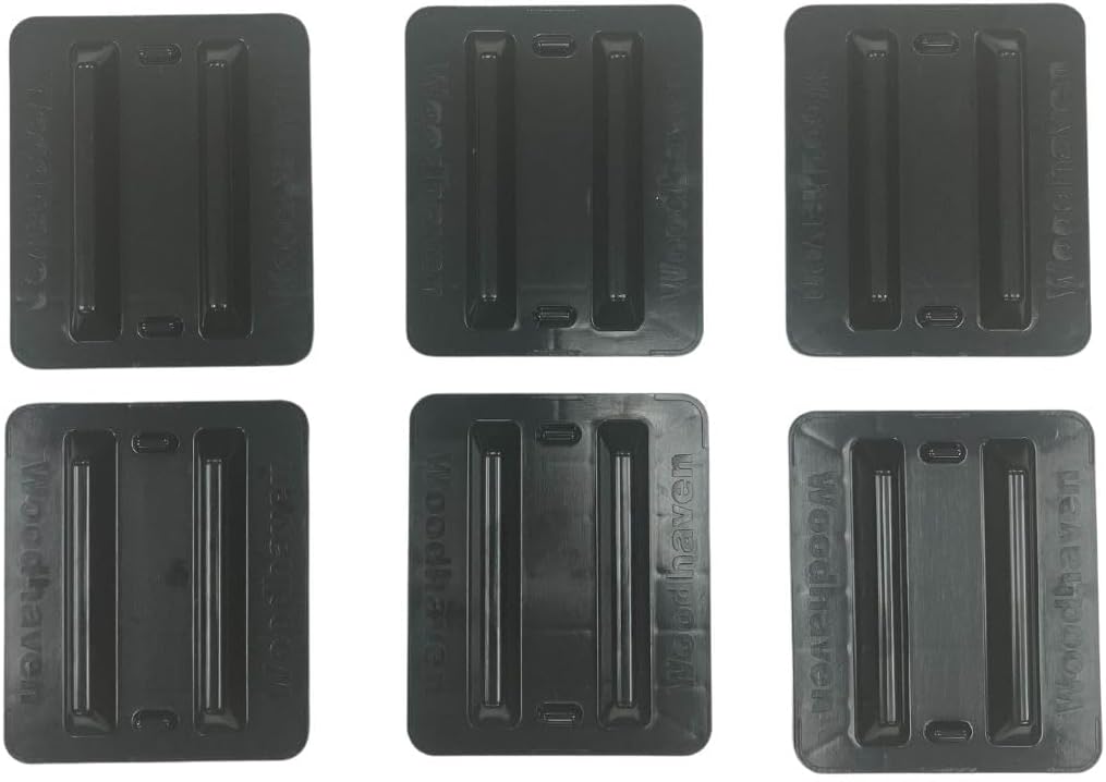 Woodhaven Firewood Rack Support Bases - Heavy Duty ABS Plastic