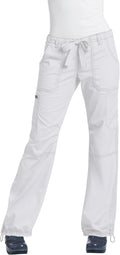 KOI Lindsey Women's Low-Rise Cargo Scrub Pants - Adjustable Ankles