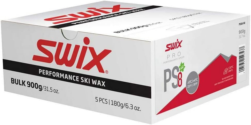 Swix PS8 RED Speed Wax - Optimal Performance in Cold Weather!