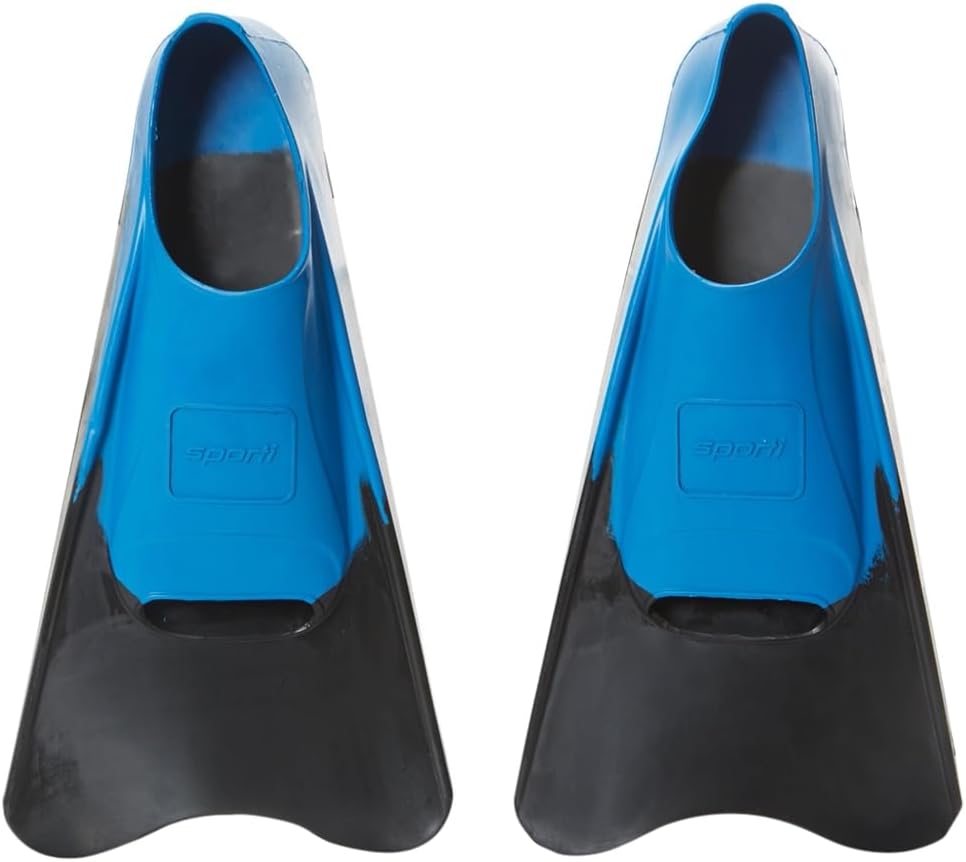 Sporti Adult-Kid Short Swim Fins for Enhanced Swimming Training
