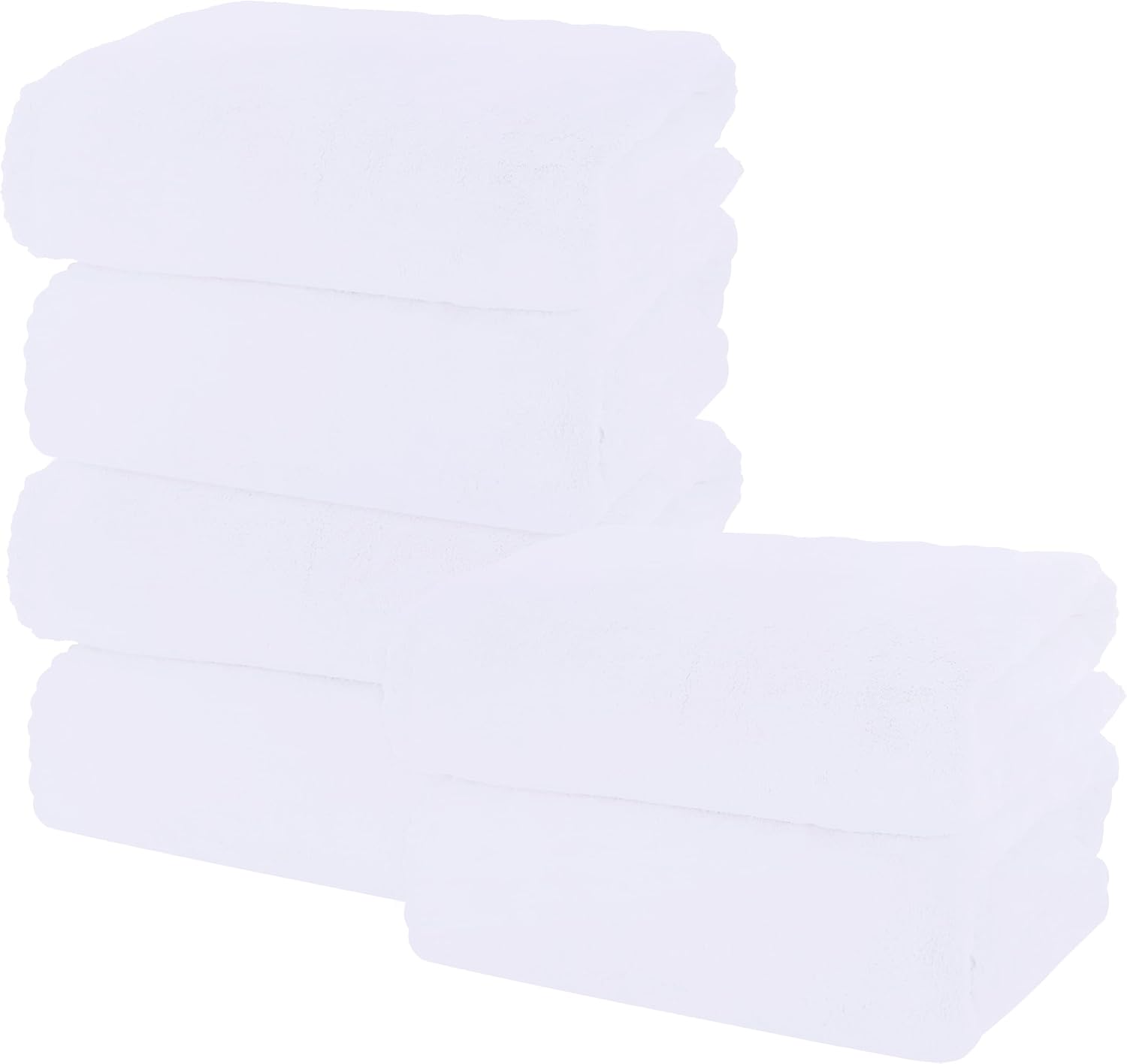 MOONQUEEN 6 Pack Premium Bath Towel Set - Ultra Soft and Absorbent
