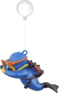 Floating Fish Tank Decorations Diver Ornament - Playful Aquarium