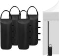 Set of 4 Black Sand Bags for Secure Canopy | IALNAI