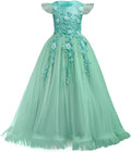Enchanting Flower Girls Maxi Dress for Weddings and Celebrations
