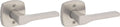 Kwikset Tripoli Lever Dummy Door Handle Pack of 2 - Satin Nickel