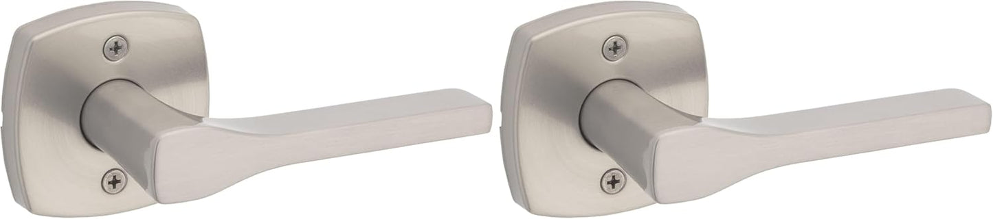 Kwikset Tripoli Lever Dummy Door Handle for Closets and Pantries
