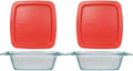 Pyrex Easy Grab 2-Pack Glass Baking Dish Set (2QT) - Reliable Bake