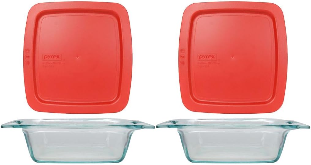 Pyrex Easy Grab 2-Pack Glass Baking Dish Set for Every Kitchen