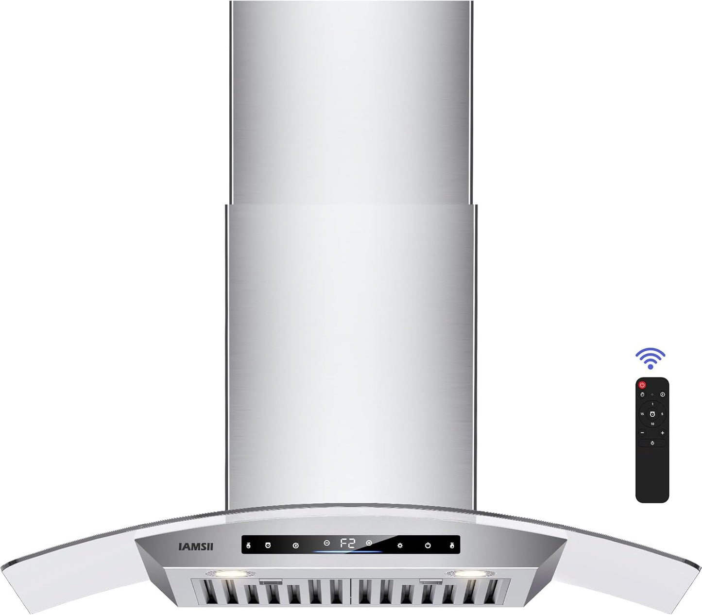 36 inch Wall Mount Range Hood with 900 CFM Powerful Suction
