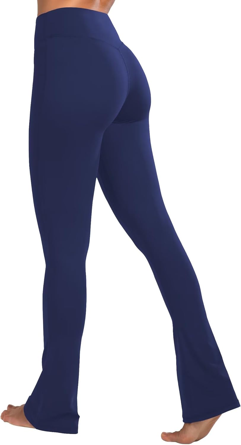 Sunzel High Waist Mini Flared Leggings for Women, Tummy Control