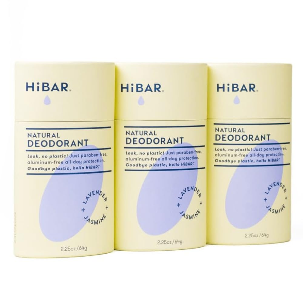 HiBAR Lavender & Jasmine Plastic Free Deodorant 3 Pack Review