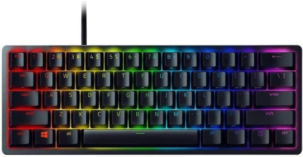 Razer Huntsman Mini 60% Gaming Keyboard with Clicky Optical Switches