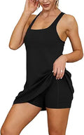 Aurgelmir Womens 2-in-1 Exercise Dresses for Active Lifestyle