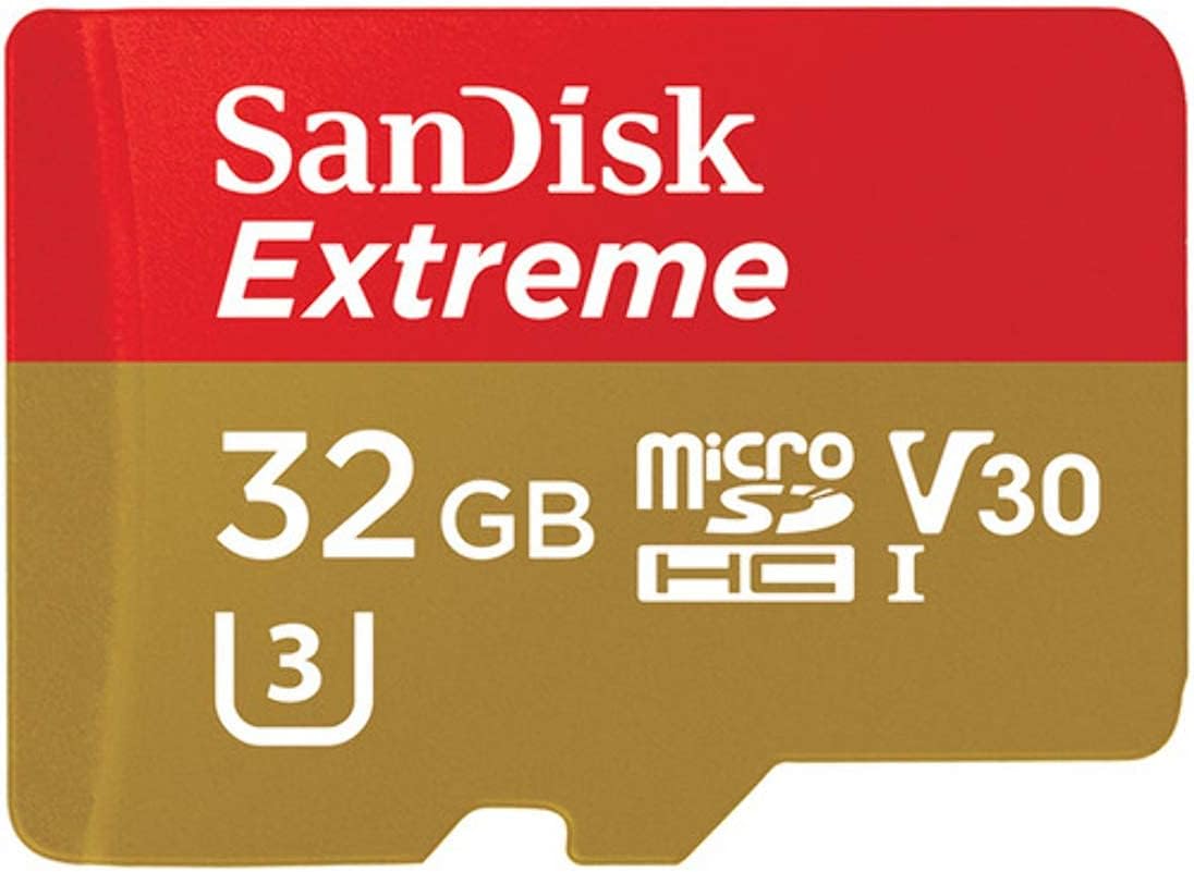SanDisk Extreme 32GB microSDHC - Fast Transfer Speeds