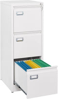 3 Drawer File Cabinet Vertical Filing Cabinet for Home Office - Deep